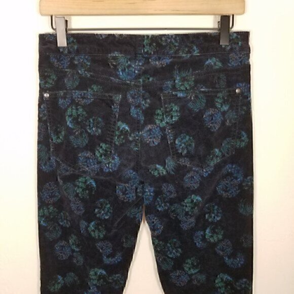 Pilcro and the Letterpress Script Velvet Stretch Skinny Jeans Pants 27 - Picture 5 of 6